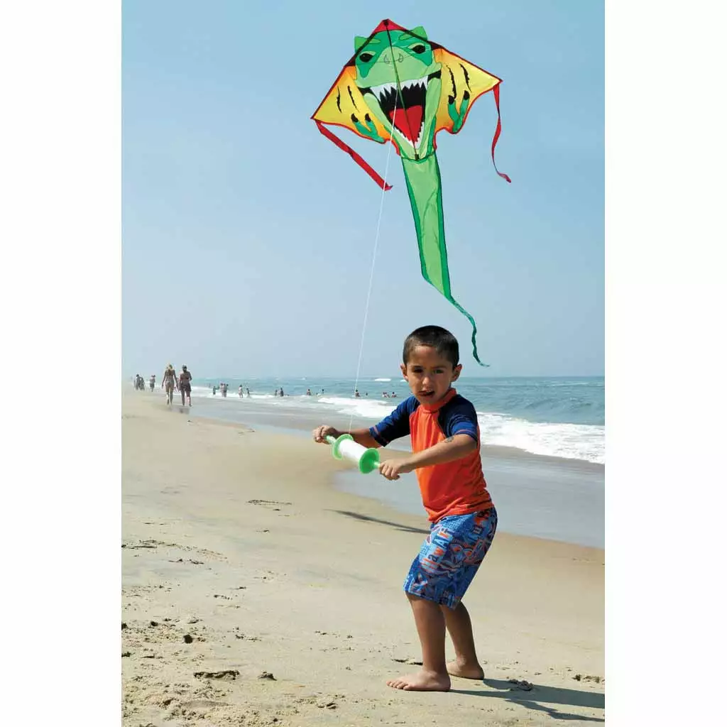 Kites Large Easy Flyer Kite - T-Rex 5 Kites Large Easy Flyer Kite - T-Rex