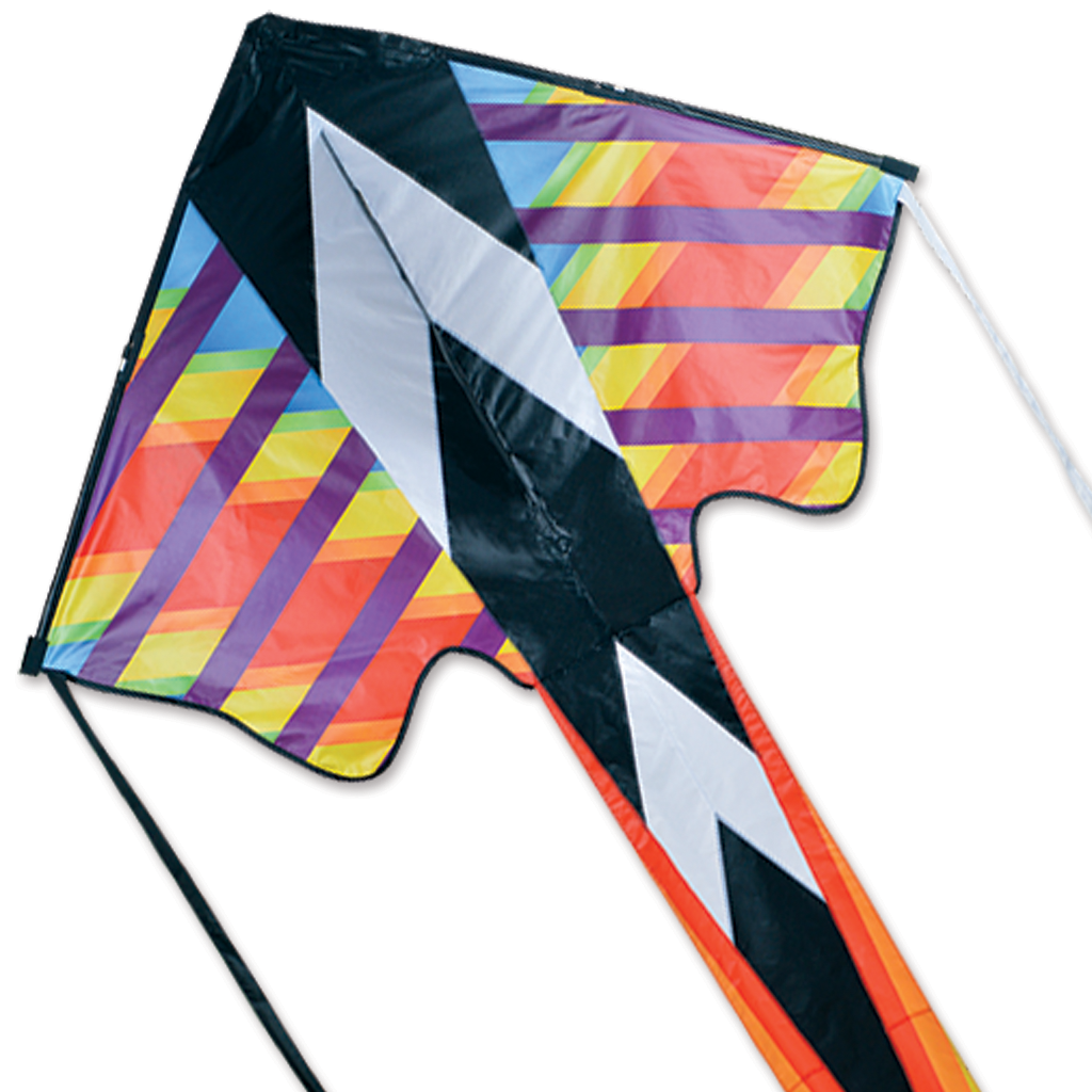 Kites Premier Kites Zephyr Kite - Rainbow Geometric 3 Kites Premier Kites Zephyr Kite - Rainbow Geometric