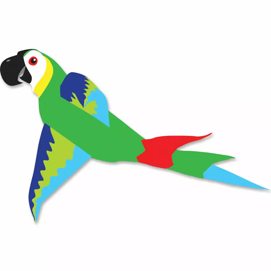Collections Kites Collections Mega Macaw Kite - Green & Blue 3 Collections Kites Collections Mega Macaw Kite - Green & Blue