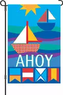 Accent Home & Garden 12 In. Flag - Ahoy Accent