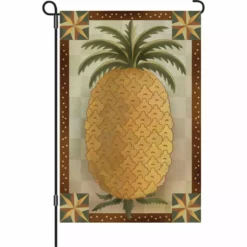 Accent Home & Garden - Sale Accent 12 In. Flag - Primitive Pineapple