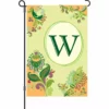 Accent Home & Garden 12 In. Spring Monogram Flag - W Accent