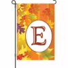Accent Home & Garden 12 In. Fall Monogram Flag - E