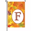 Accent Home & Garden Accent 12 In. Fall Monogram Flag - F