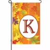 Accent Home & Garden Accent 12 In. Fall Monogram Flag - K