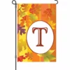 Accent Home & Garden Accent 12 In. Fall Monogram Flag - T
