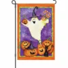 Accent Home & Garden 12 In. Halloween Garden Flag - Ghostly Gifts Accent