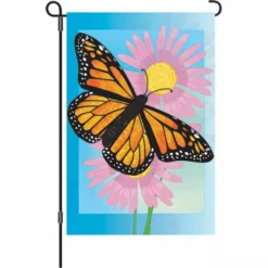 Accent Home & Garden 12 In. Flag - Merry Monarch