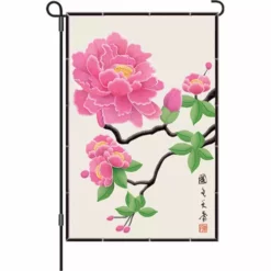 Accent Home & Garden Accent 12 In. Flag - Imperial Peony