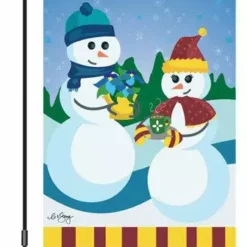 Accent Home & Garden - Sale Accent 12 In. Flag - Dating On A Snowy Slope