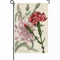 Accent Home & Garden 12 In. Flag - Carnation Celebration