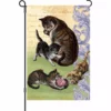 Accent Home & Garden 12 In. Flag - Feline Family Accent