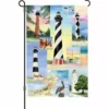 Accent Home & Garden 12 In. Flag - 5 Lighthouses Accent