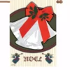 Accent Home & Garden - Sale 28 In. Flag - Christmas Bells Accent