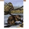 Accent Home & Garden 28 In. Flag - Busy Beavers