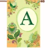 Accent Home & Garden 28 In. Spring Monogram Flag - A Accent 2 Accent Home & Garden 28 In. Spring Monogram Flag - A Accent