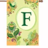 Accent Home & Garden 28 In. Spring Monogram Flag - F