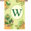 Accent Home & Garden Accent 28 In. Spring Monogram Flag - W
