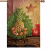 Accent Home & Garden - Sale 28 In. Flag - Traditional Pineapple Accent
