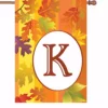 Accent Home & Garden Accent 28 In. Fall Monogram Flag - K