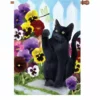 Accent Home & Garden Accent 28 In. Flag - Flower Kitten