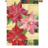 Accent Home & Garden Accent 28 In. Flag - Yuletide Poinsettia 1 Accent Home & Garden Accent 28 In. Flag - Yuletide Poinsettia