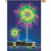 Accent Home & Garden 28 In. Flag - Firework Fantasy Accent