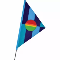 SoundWinds Phoebus Recumbent Bike Flag - Cool Rainbow