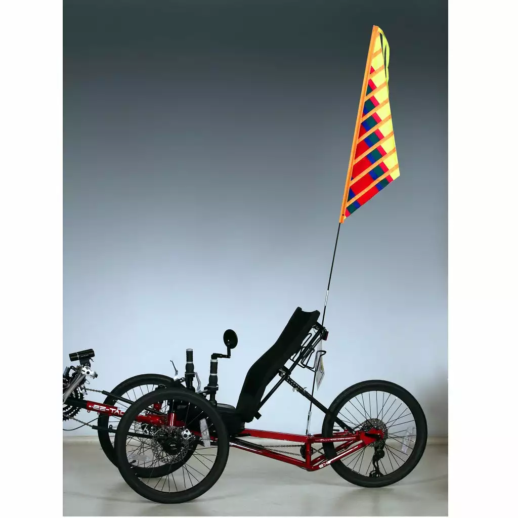 SoundWinds Sail Recumbent Bike Flag - Yellow 4 SoundWinds Sail Recumbent Bike Flag - Yellow