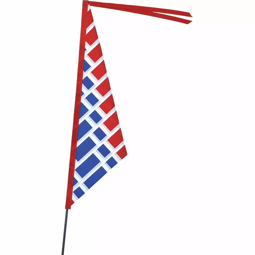 SoundWinds Sail Recumbent Bike Flag - Red & Blue 3 SoundWinds Sail Recumbent Bike Flag - Red & Blue
