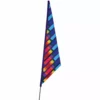 SoundWinds Garden Sail Recumbent Bike Flag - Blue