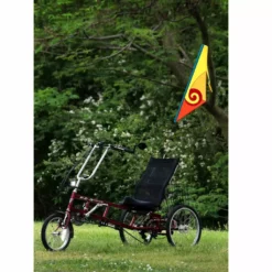 SoundWinds Spiral Recumbent Bike Flag - Yellow 12 SoundWinds Spiral Recumbent Bike Flag - Yellow