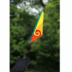 SoundWinds Spiral Recumbent Bike Flag - Yellow 13 SoundWinds Spiral Recumbent Bike Flag - Yellow