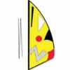 Premier Kites Recumbent Bike Flags 3.5 Ft. Recumbent Bike Feather Banner - Smart Jazz 2 Premier Kites Recumbent Bike Flags 3.5 Ft. Recumbent Bike Feather Banner - Smart Jazz