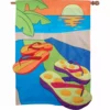 Accent Home & Garden Prestige Flag - Flip Flops Accent