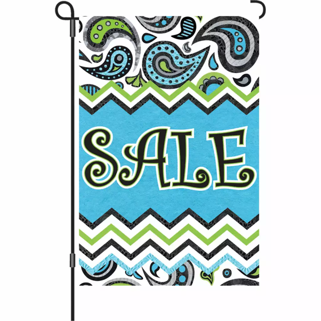 Accent Home & Garden 12 In. Flag - Paisley Sale Accent 3 Accent Home & Garden 12 In. Flag - Paisley Sale Accent