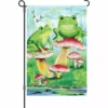 Accent Home & Garden 12 In. Flag - Frogs In The Wood Accent