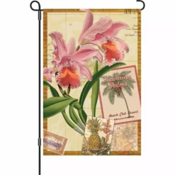 Accent Home & Garden 12 In. Flag - Aloha Orchid Accent