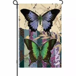 Accent Home & Garden 12 In. Flag - Asian Butterflies
