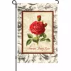 Accent Home & Garden 12 In. Flag - American Beauty Rose