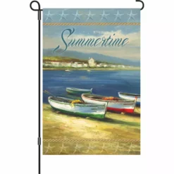 Accent Home & Garden 12 In. Flag - Summertime Boats