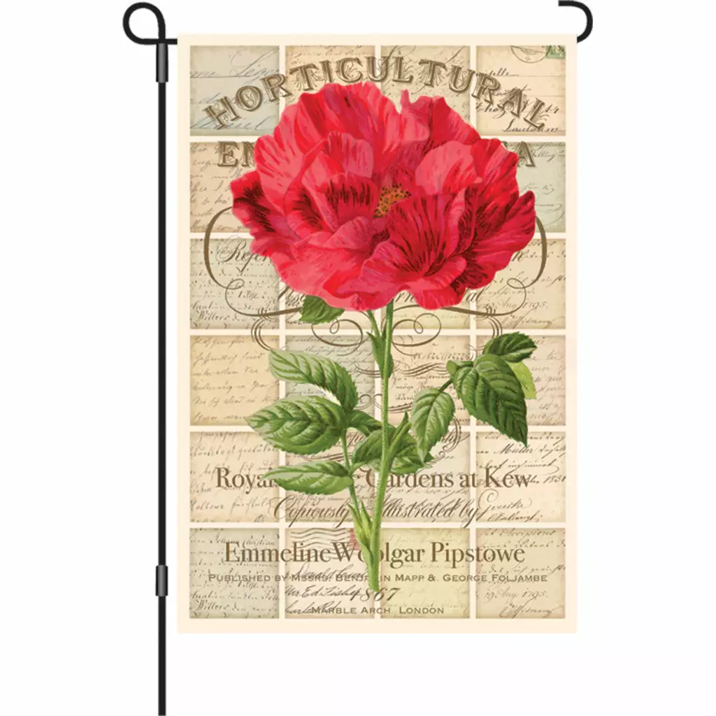 Accent Home & Garden Accent 12 In. Flag - Love Letter Rose 3 Accent Home & Garden Accent 12 In. Flag - Love Letter Rose