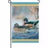 Accent Home & Garden 12 In. Flag - Woodies Bobber Ducks Accent