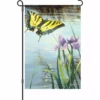 Accent Home & Garden 12 In. Flag - Swallowtail And Iris