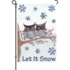 Accent Home & Garden 12 In. Flag - Owls In The Snow Accent 1 Accent Home & Garden 12 In. Flag - Owls In The Snow Accent