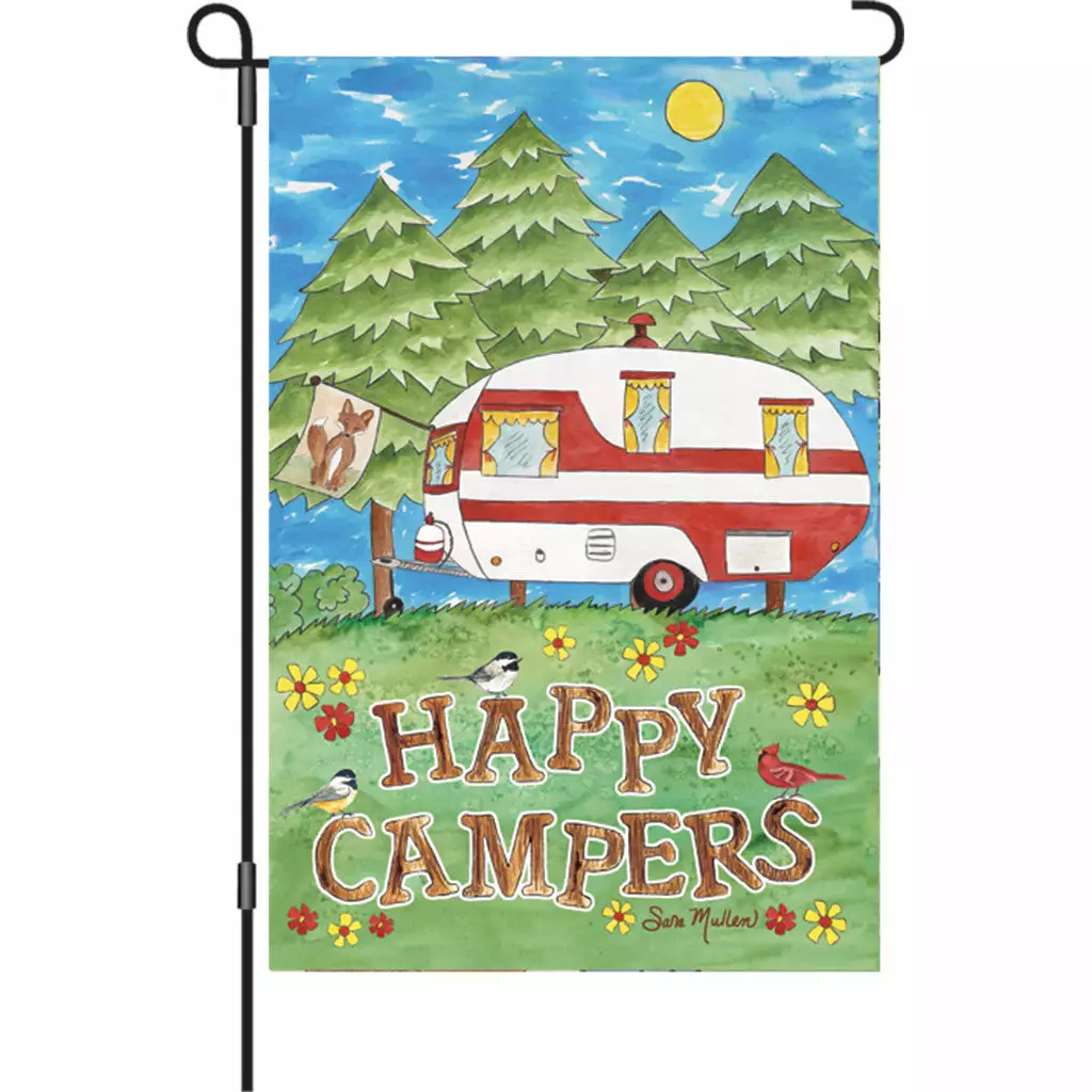 Accent Home & Garden 12 In. Flag - Camping Fun Accent 3 Accent Home & Garden 12 In. Flag - Camping Fun Accent