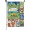Accent Home & Garden Accent 12 In. Flag - Welcome To Camp