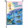 Accent Home & Garden 12 In. Flag - Swim With The Current Accent