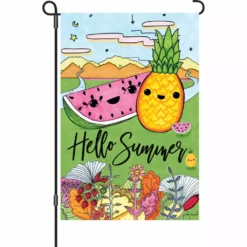 Accent Home & Garden 12 In. Flag - Hello Summer