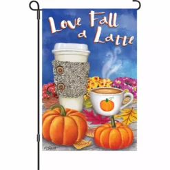 Accent Home & Garden Accent 12 In. Flag - Love Fall A Latte